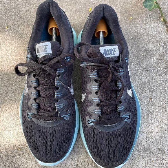 Nike Lunarglide + 5 Running training walking gym shoes 599395-011 - Picture 3 of 12